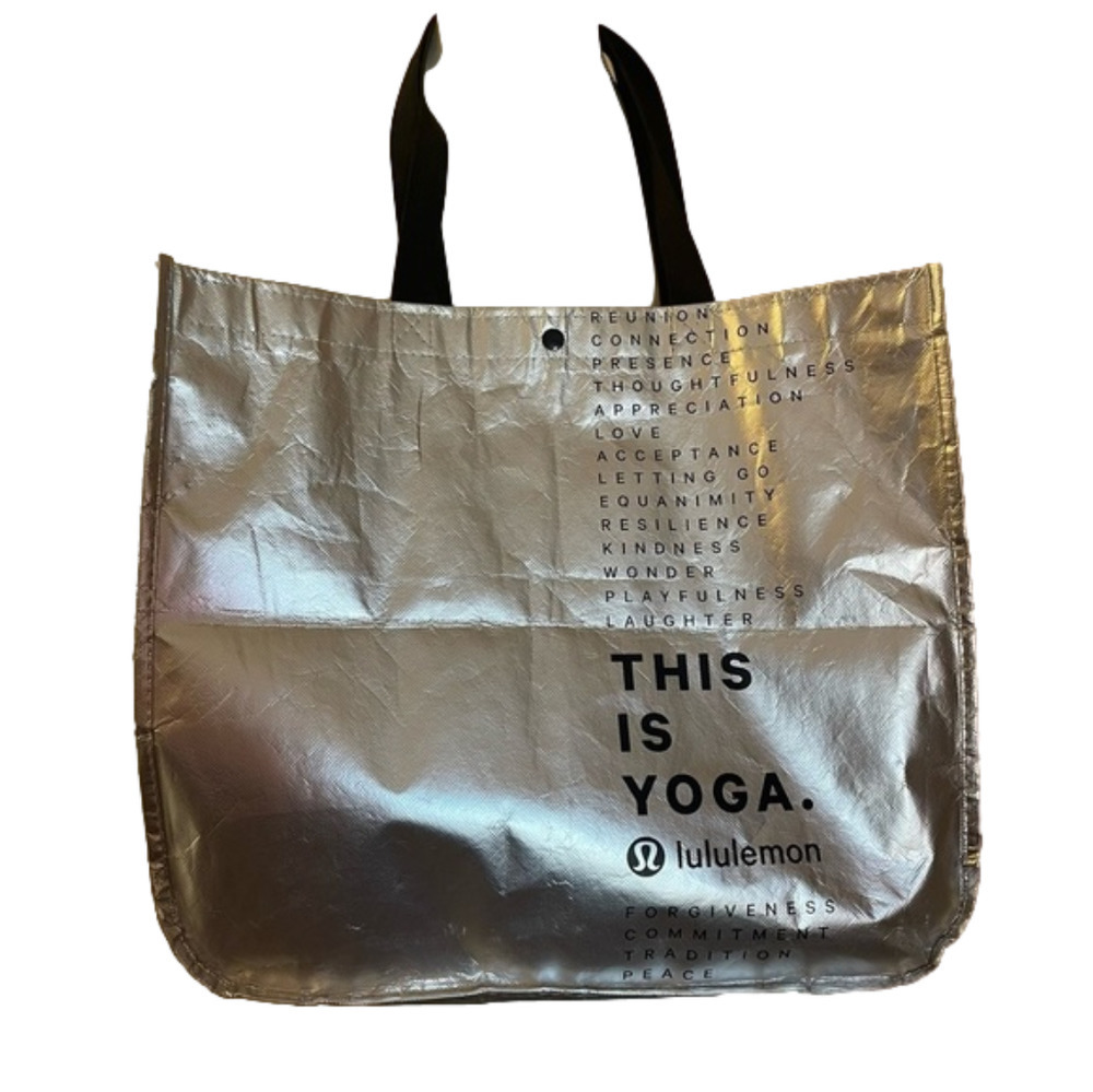 Lululemon Tote Bag Silver